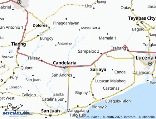 MICHELIN Mangilag Sur map - ViaMichelin