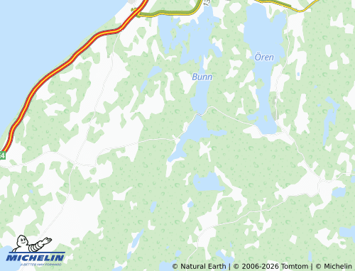 Carte MICHELIN Bunn - ViaMichelin