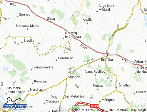 Mapa MICHELIN Mareuil - ViaMichelin