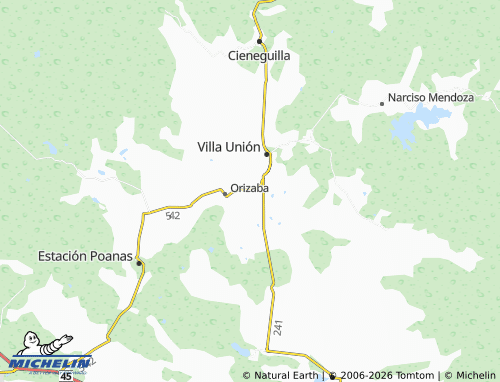 Mappa MICHELIN Rubén Jaramillo - ViaMichelin