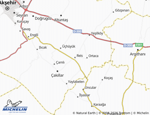MICHELIN Reis map - ViaMichelin