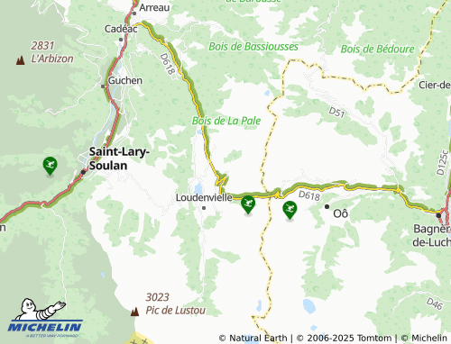 MICHELIN Mont map - ViaMichelin
