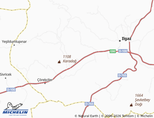 MICHELIN Ömerli map - ViaMichelin