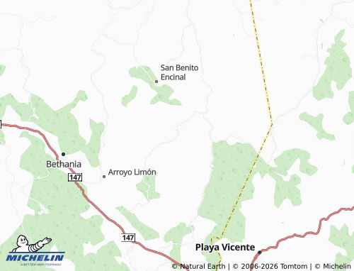 MICHELIN Paraíso Zacatal map - ViaMichelin