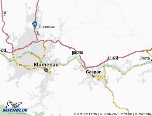 MICHELIN Bela Vista map - ViaMichelin