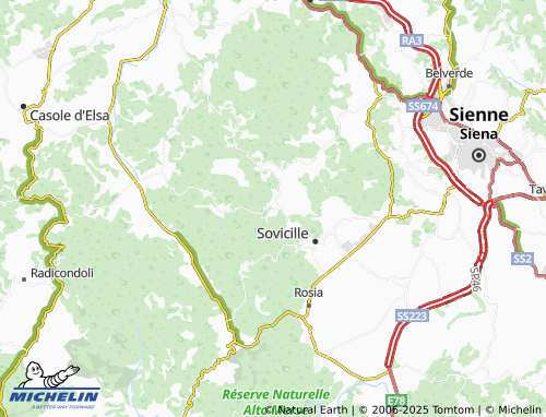 MICHELIN Ancaiano map - ViaMichelin