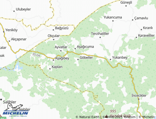 MICHELIN Göbeller map - ViaMichelin