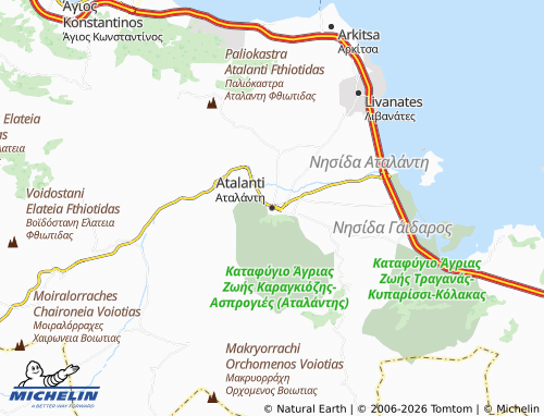 Carte MICHELIN Atalanti - ViaMichelin