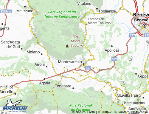 Carte MICHELIN Bonea - ViaMichelin