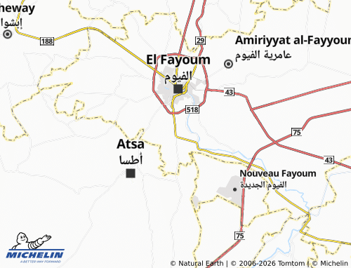 Carte MICHELIN al-Hadiqah - ViaMichelin