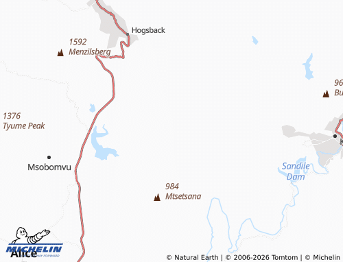 MICHELIN-Landkarte KwaNgodloza - ViaMichelin
