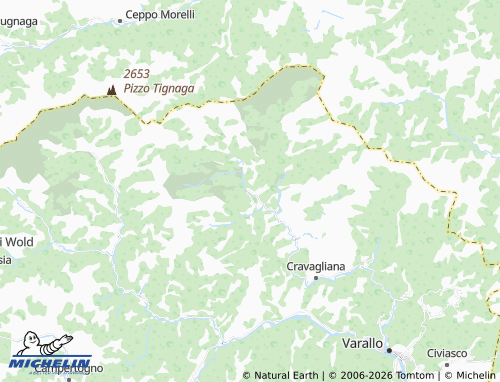 Mapa MICHELIN Fobello - ViaMichelin
