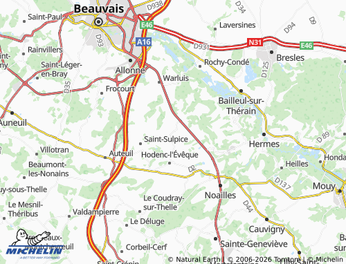 Kaart MICHELIN Abbecourt - ViaMichelin