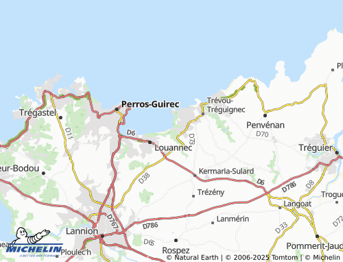 Mappa MICHELIN Nantouar - ViaMichelin
