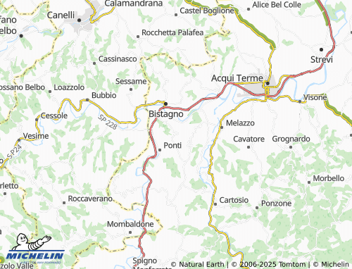 MICHELIN Bricco map - ViaMichelin