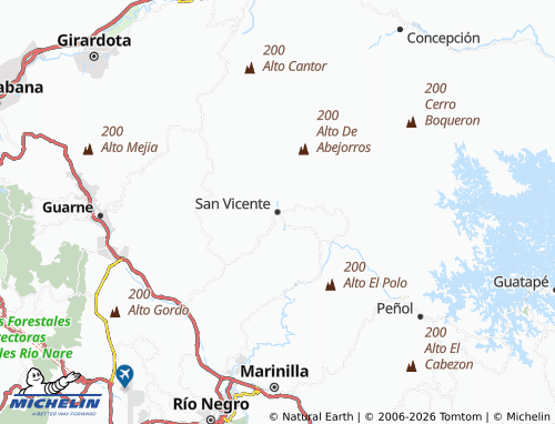 Mappa MICHELIN San Vicente - ViaMichelin