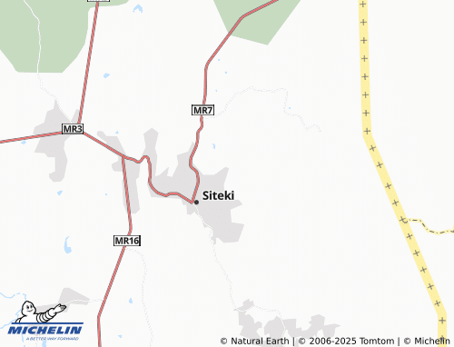 MICHELIN Moyeni map - ViaMichelin
