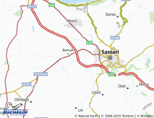 MICHELIN La Landrigga map - ViaMichelin