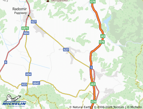 MICHELIN Drugan map - ViaMichelin