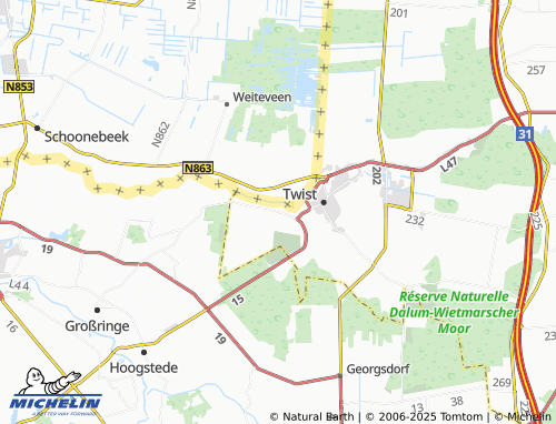 MICHELIN-Landkarte Neuringe - ViaMichelin