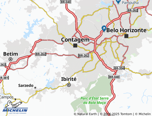 MICHELIN Bandeirantes map - ViaMichelin