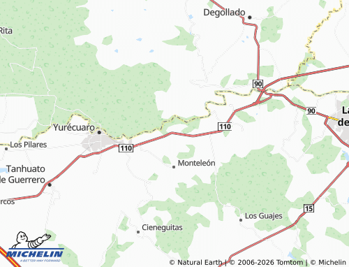 MICHELIN Cerro Blanco map - ViaMichelin