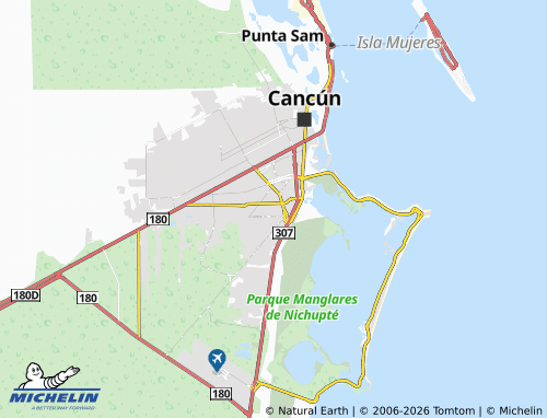 MICHELIN Malibú Región 500 map - ViaMichelin