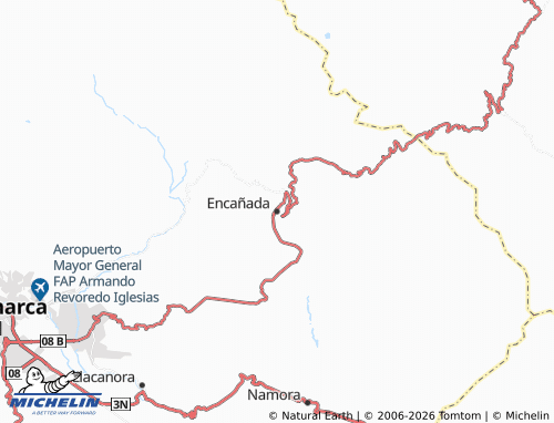 Mappa MICHELIN Encañada - ViaMichelin