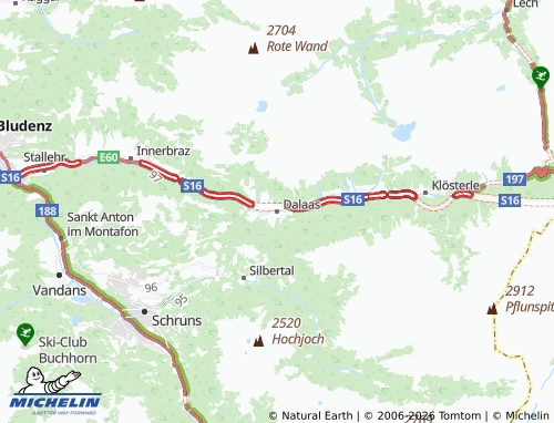 Mapa MICHELIN Dalaas - ViaMichelin