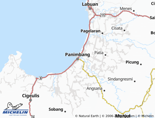 Kaart MICHELIN Panimbang - ViaMichelin