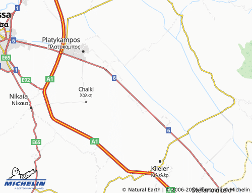 MICHELIN Modestos map - ViaMichelin