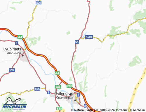 Mappa MICHELIN Pastrogor - ViaMichelin