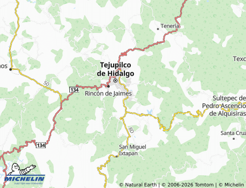 MICHELIN-Landkarte Juntas de Zacatepec - ViaMichelin