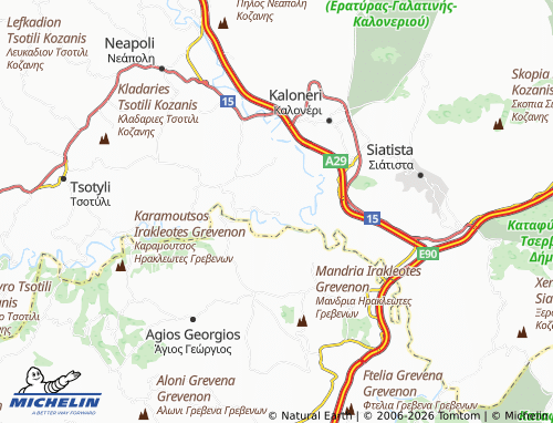 Carte MICHELIN Trapezitsa - ViaMichelin