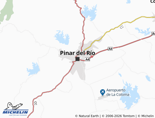 Mapa MICHELIN Pinar del Río - ViaMichelin