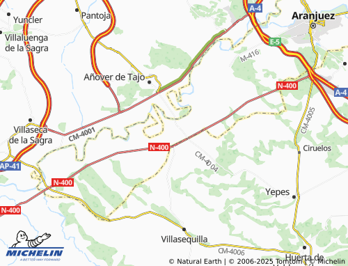 MICHELIN Castillejo map - ViaMichelin