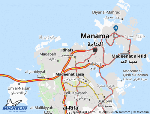 Mappa MICHELIN Jidhafs - ViaMichelin