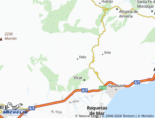 MICHELIN Felix map - ViaMichelin