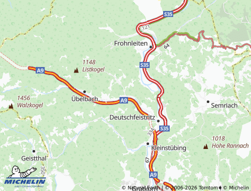 Carte MICHELIN Waldstein - ViaMichelin
