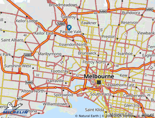 MICHELIN-Landkarte Ascot Vale - ViaMichelin