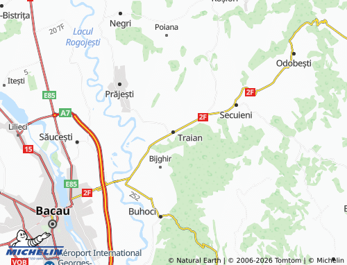 MICHELIN Traian map - ViaMichelin