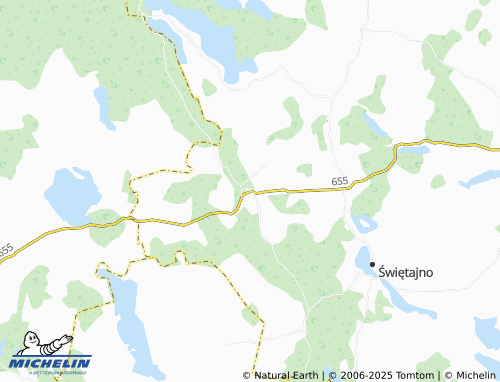 MICHELIN Wronki map - ViaMichelin