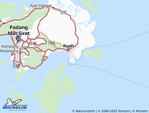MICHELIN Kampung Penarak map - ViaMichelin
