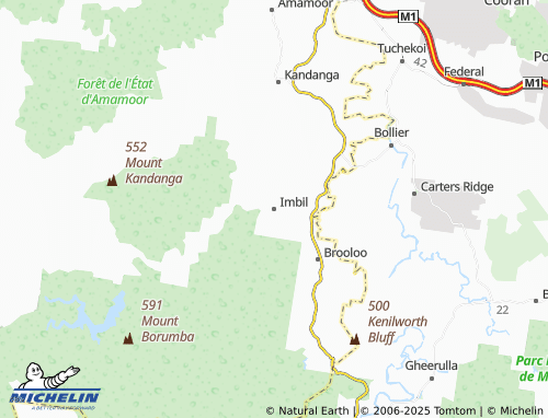 MICHELIN Imbil map - ViaMichelin