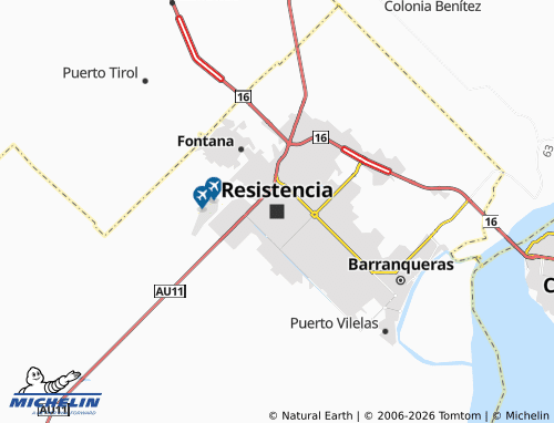 Mappa MICHELIN Resistencia - ViaMichelin