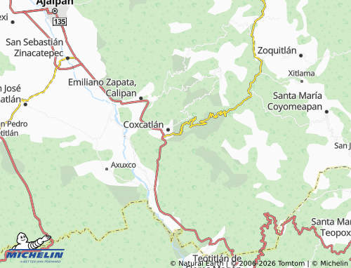 Mappa MICHELIN Colonia Pala - ViaMichelin