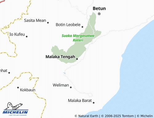 MICHELIN Malaka Tengah map - ViaMichelin