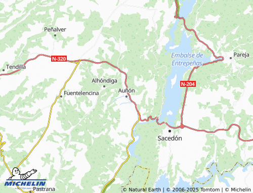 MICHELIN Auñón map - ViaMichelin