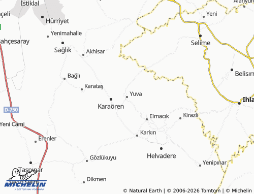 Carte MICHELIN Yuva - ViaMichelin