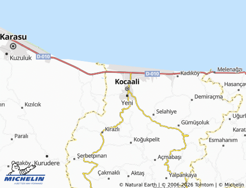 Kaart MICHELIN Karşı - ViaMichelin